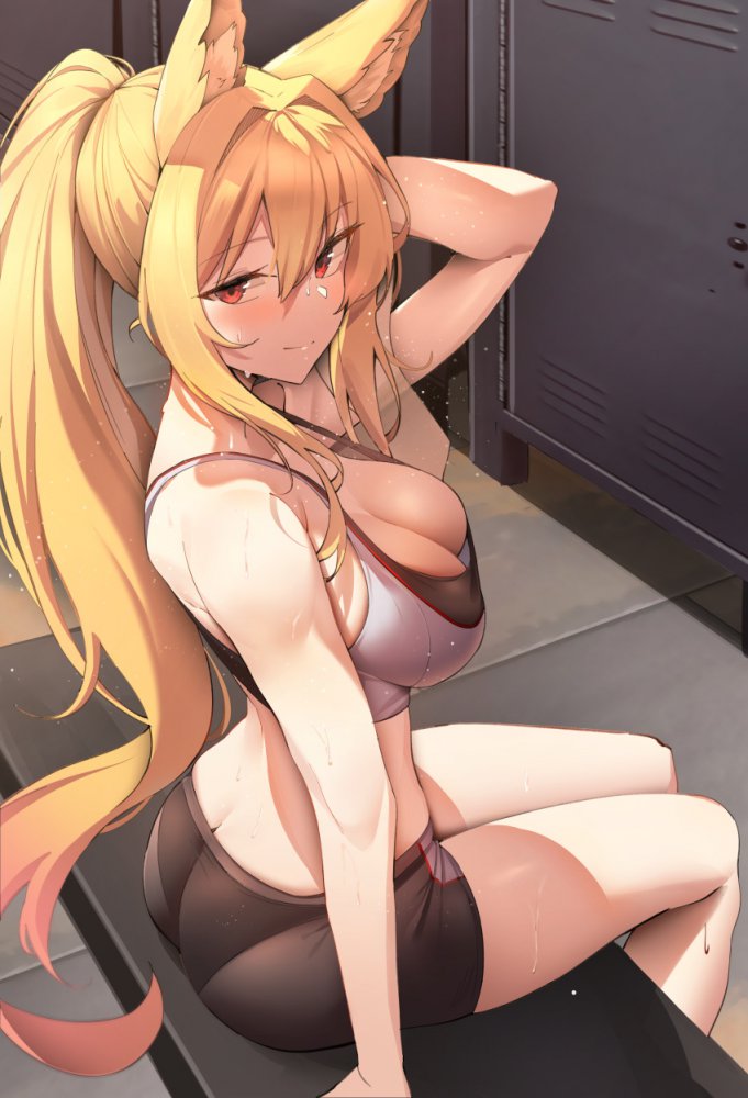 【二次】スパッツを穿いた女の子の画像　その３